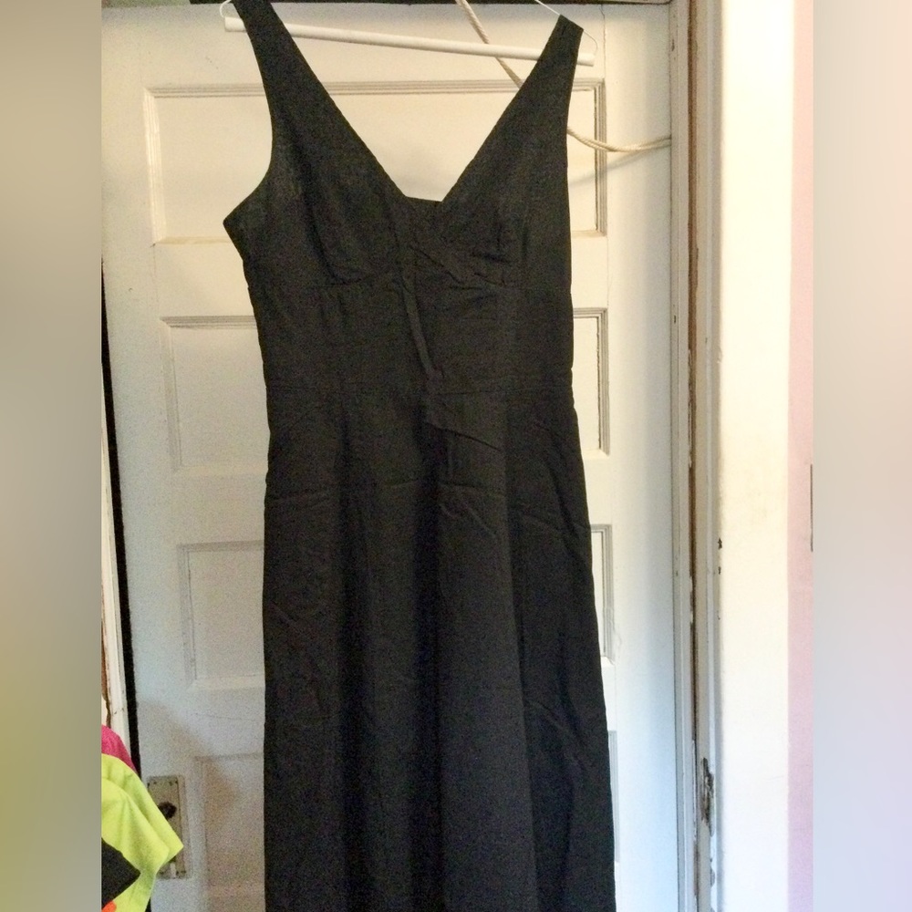 Classic Black Sundress in a Floaty Lighweight Cotton